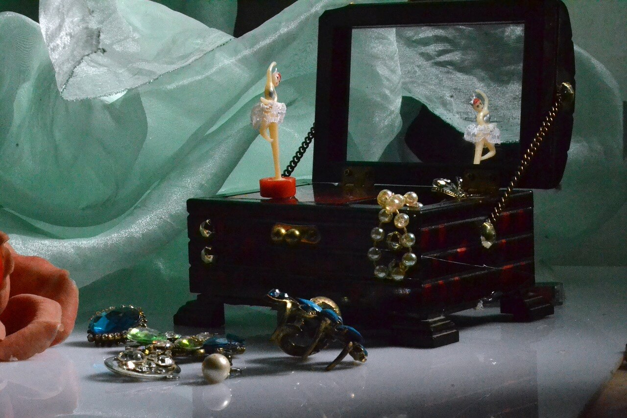 ballerina music jewelry box
