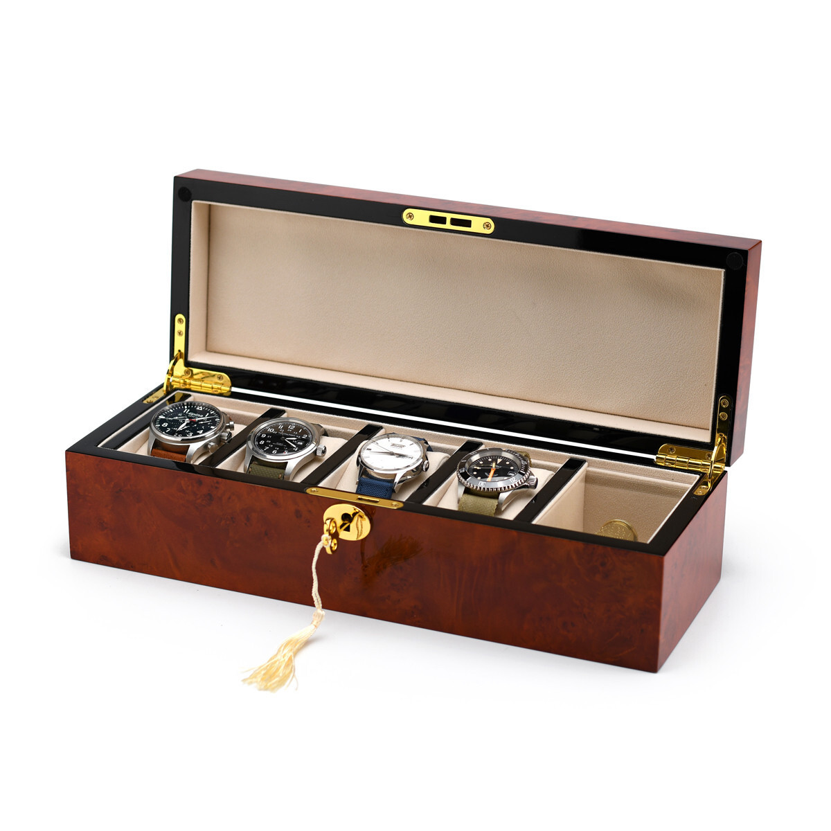 four-slot watch music box for men