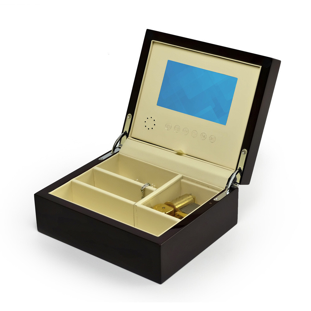 LCD video music keepsake box for dad