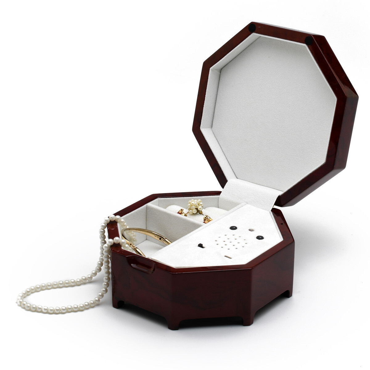 octagonal jewelry music box